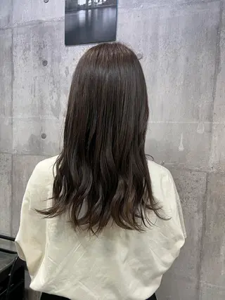 ロング カラー 和田 真由子のヘアスタイル