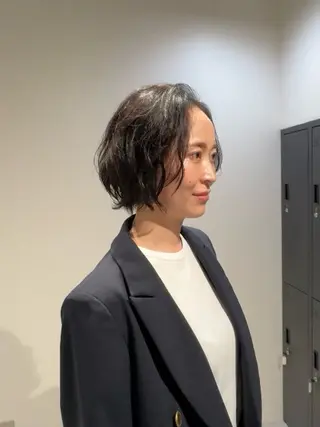 ショート SNSモニター募集！ くせ毛特化/大村のヘアスタイル