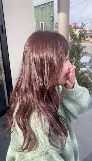 ロング カラー カットモデル✂️ ゆうかのヘアスタイル