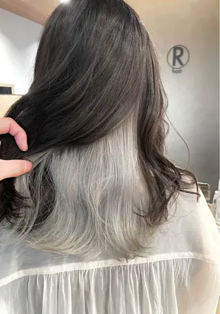 セミロング カラー 城 健太郎 💎ハイトーンのヘアスタイル