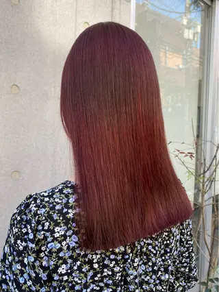 ミディアム カラー 🪭risa 暖色/レイヤー🪭のヘアスタイル