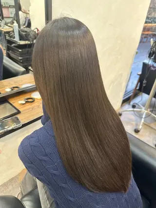 セミロング カラー 🫧シールエクステ/ 艶カラー🫧アサミ️のヘアスタイル