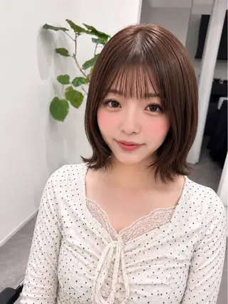 カラー 梅田🎀似合わせ /艶感カラー/長谷のヘアスタイル