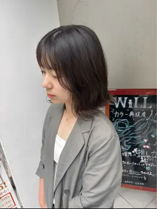 ミディアム 🌼韓国ヘア🌼 田中義也のヘアスタイル