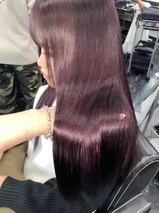カラー ブリーチ・暖色カラー エクステ/mao🩰のヘアスタイル