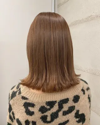 ミディアム ナガイ アヤのヘアスタイル