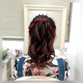 ヘアアレンジ 似合わせヘアメイク 💐オダギリチアキのヘアスタイル