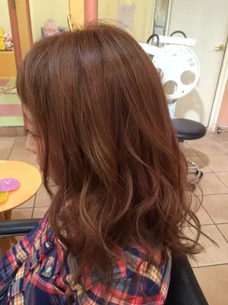 ミディアム セミロング ロング カラー カラー/髪質改善スペ シャリスト宮本 伸一のヘアスタイル