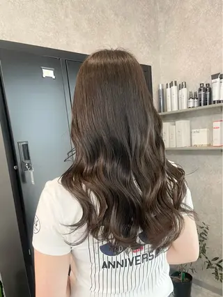 セミロング 🦋ハイトーン🦋 石山 希理🦋のヘアスタイル