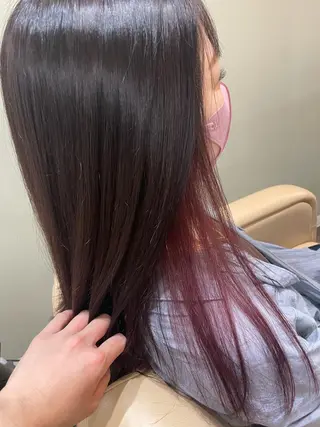 ロング カラー 寺本 早希のヘアスタイル
