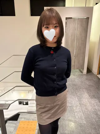 ミディアム カラー mao ｜ 柔らか艶カラー🫧のヘアスタイル