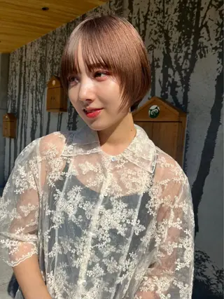 ショート トミオカ ノアのヘアスタイル