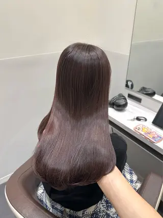 セミロング カラー 矢野 晃平のヘアスタイル