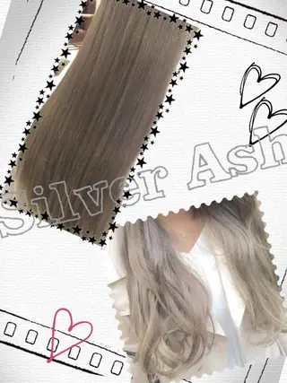 ロング カラー ハイトーン×髪質改善 KENTAのヘアスタイル