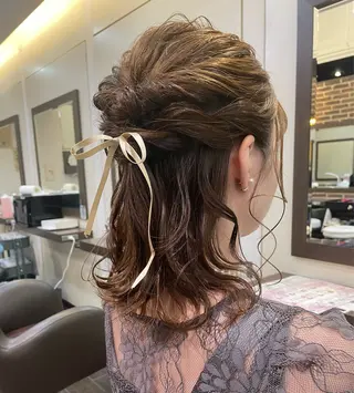 ヘアアレンジ ‪るか/‪透明感 カラー/アレンジのヘアスタイル
