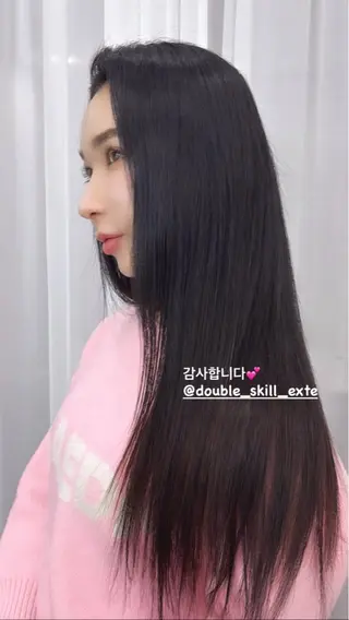 ロング チョイ  インセイのヘアスタイル