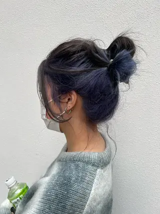 ロング カラー ヘアアレンジ 「sumi」 AMIのヘアスタイル