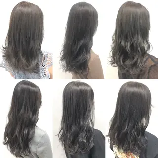 カラー 💖ブリーチなし透明 感💖ASAHIのヘアスタイル
