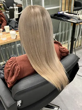 セミロング カラー welring hair salonのヘアスタイル
