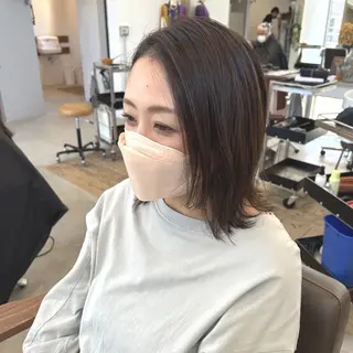 ミディアム 綿貫 美雪のヘアスタイル