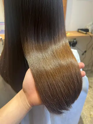 ロング カラー 店長✨髪質改善✖️ 透明感カラー／純大のヘアスタイル