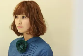 ミディアム 平尾駅直結/徒歩0分 イノセントヘアのヘアスタイル
