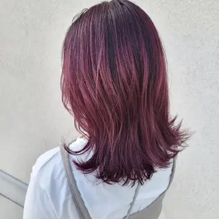 セミロング 無藤 彩のヘアスタイル