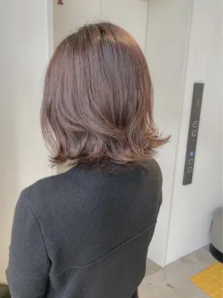 ミディアム RISE SWELL 江坂momoneのヘアスタイル