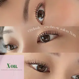マツエク・マツパ eyelash ×  eyebrow salon Non.所属・Non. NANASEのマツエク・マツパデザイン