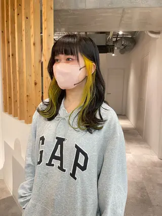 ロング カラー 久保田 千尋のヘアスタイル