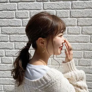 ロング ヘアアレンジ 野村 百花のヘアスタイル