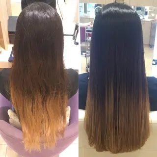 ロング 菊池 栄里奈のヘアスタイル