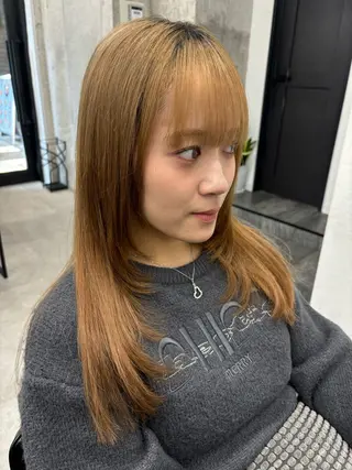 ロング すぐ巻ける縮毛矯正 🍀勝倉　麗のヘアスタイル