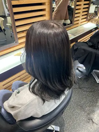 ミディアム カラー mio/⭐︎ ブリーチ指名No.1のヘアスタイル
