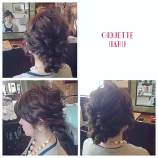 セミロング ロング ヘアアレンジ サダハルカ |chouetteのヘアスタイル