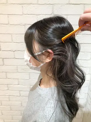 セミロング カラーアンドケアリタ kitamuuuのヘアスタイル