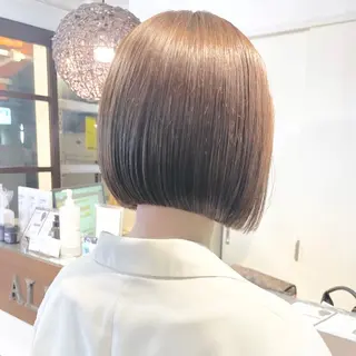 ショート カラー ヘアアレンジ キッズ さわ きょうすけ/ ボブ髪質改善ショートのヘアスタイル