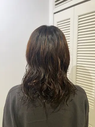 ミディアム パーマ adorable ︎🫧水澤真子のヘアスタイル