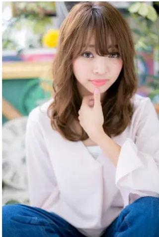 セミロング 中野 雄介のヘアスタイル