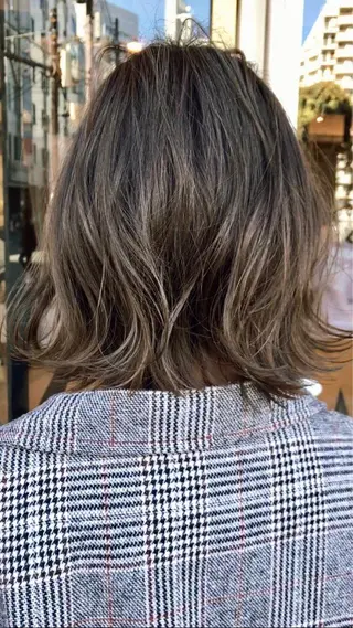 ミディアム カラー パーマ ヘアアレンジ メンズ キッズ マツエク・マツパ パーソナルカラー☆ 永尾拓也のヘアスタイル