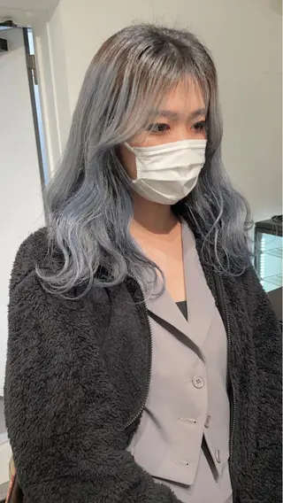 ロング カラー ヘアアレンジ 艶ハイトーン/ヘア アレンジAYAKAのヘアスタイル