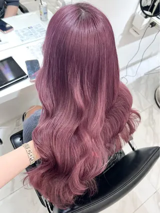セミロング カラー 盛れる顔周り🤍渋谷 Risa🎀のヘアスタイル