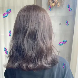 セミロング カラー 髪質改善💓艶髪💓 暖色💗加藤あゆみのヘアスタイル