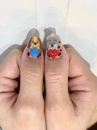 ロング glow_ nailのネイルデザイン