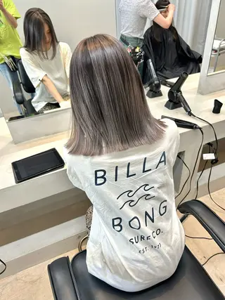 ミディアム カラー 一ノ瀬 暁のヘアスタイル