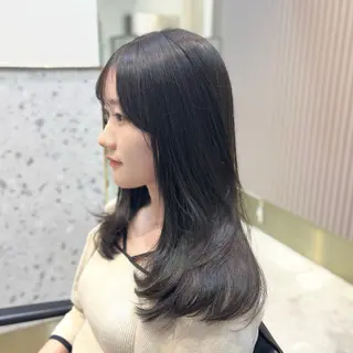 ミディアム カラー ヘアアレンジ 完全💗マンツーマン marinのヘアスタイル