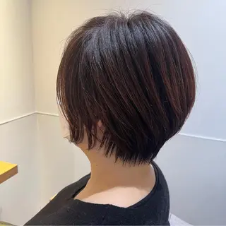 ショート マンツーマン 縮毛矯正/マユコのヘアスタイル