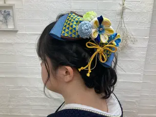 ミディアム ヘアアレンジ 縮毛矯正/ /関内/あべももこのヘアスタイル