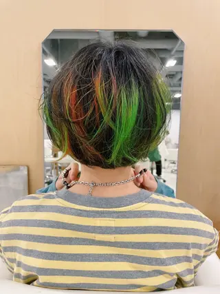ショート カラー 🌈前田 潤 /ショート/レイヤーのヘアスタイル
