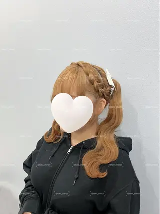 ロング ヘアアレンジ Hairset minoriのヘアスタイル